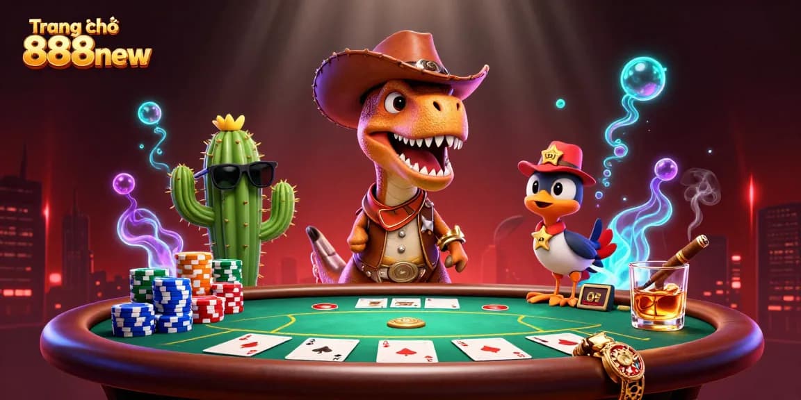 Engage in exciting gameplay at Trang chủ 888new with dynamic poker elements and vibrant characters.