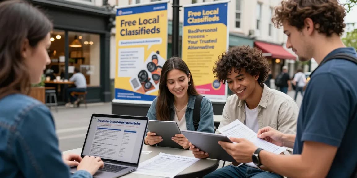 BedPersonal connects users in vibrant local classifieds community, showcasing joyful interactions.