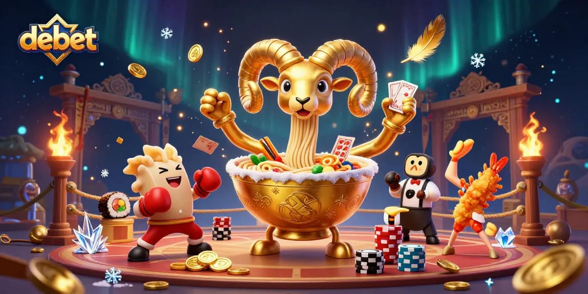 Engage with debet-focused gaming excitement in this immersive 3D casino scene featuring vivid characters and dynamic elements.