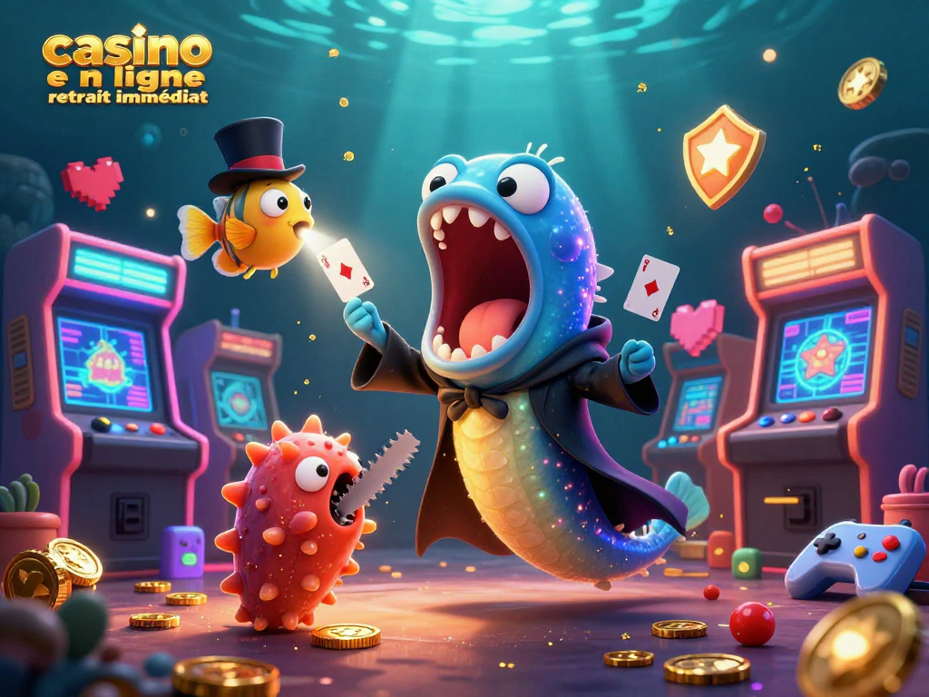 Profitez du casino en ligne retrait immédiat avec cette illustration magique unique et dynamique.