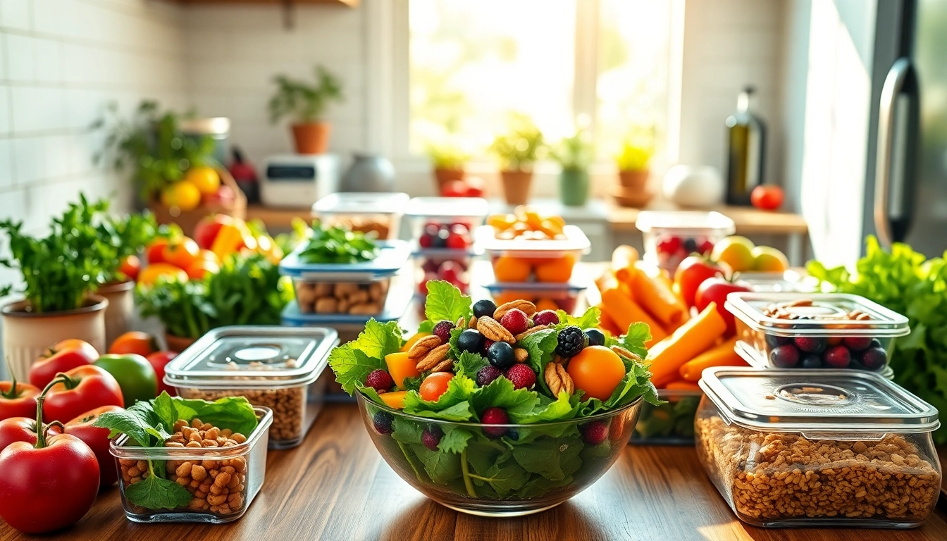 Create nutritious meals with an initial nutrition plan featuring vibrant ingredients.