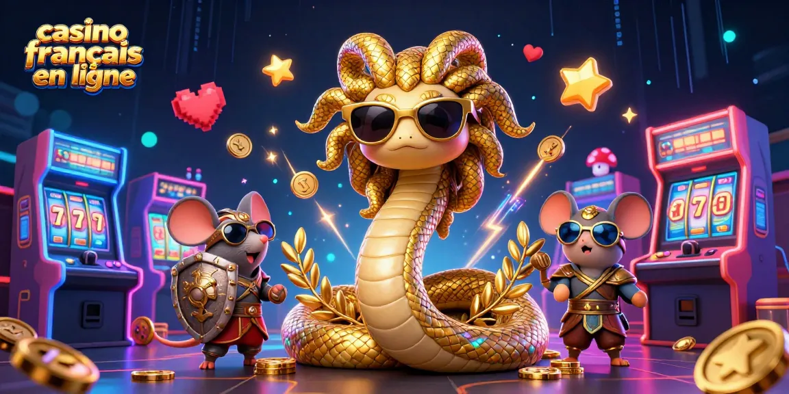 Profitez des jeux au casino français en ligne avec Medusa et des machines à sous colorées.