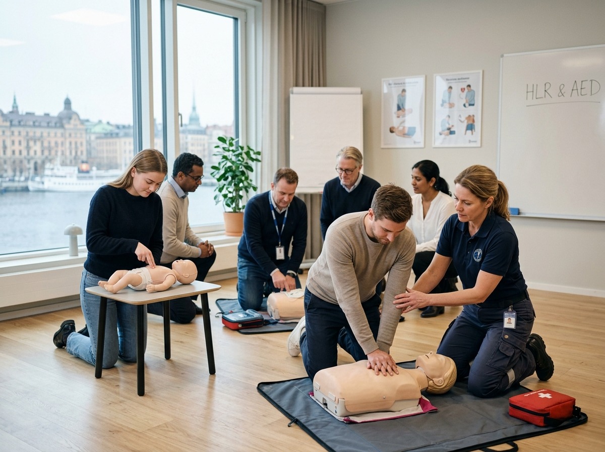 Tryggare arbetsplats genom en professionell HLR kurs Stockholm