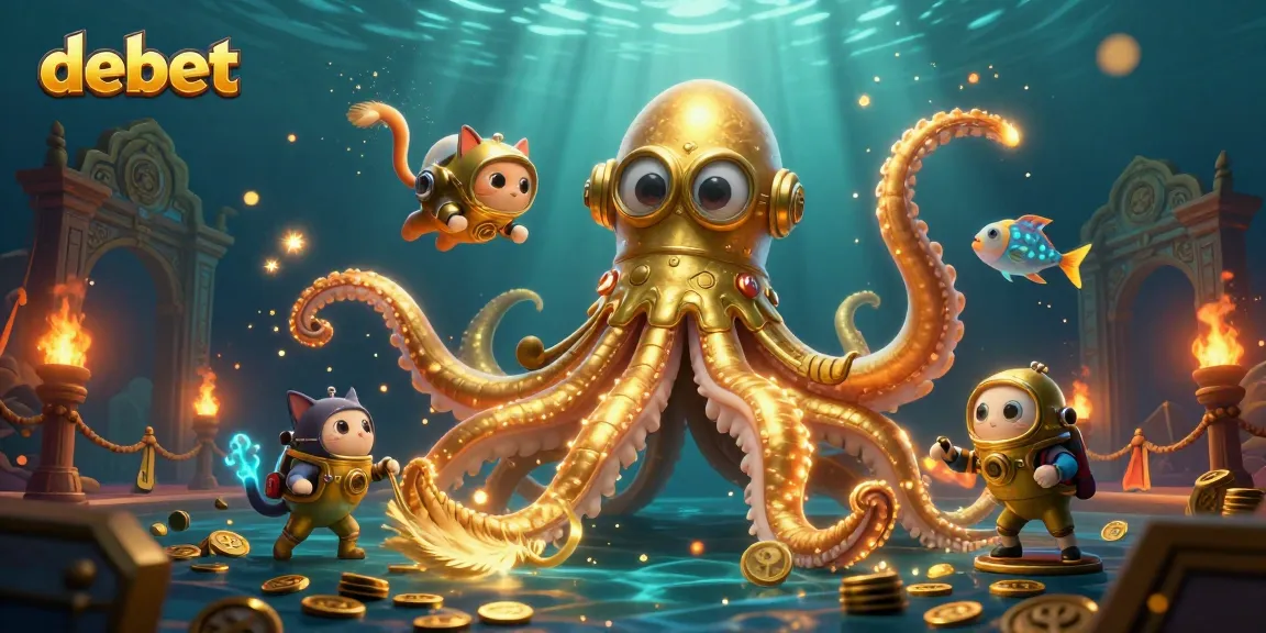 Experience vibrant underwater gaming excitement with Debet's captivating casino adventure.