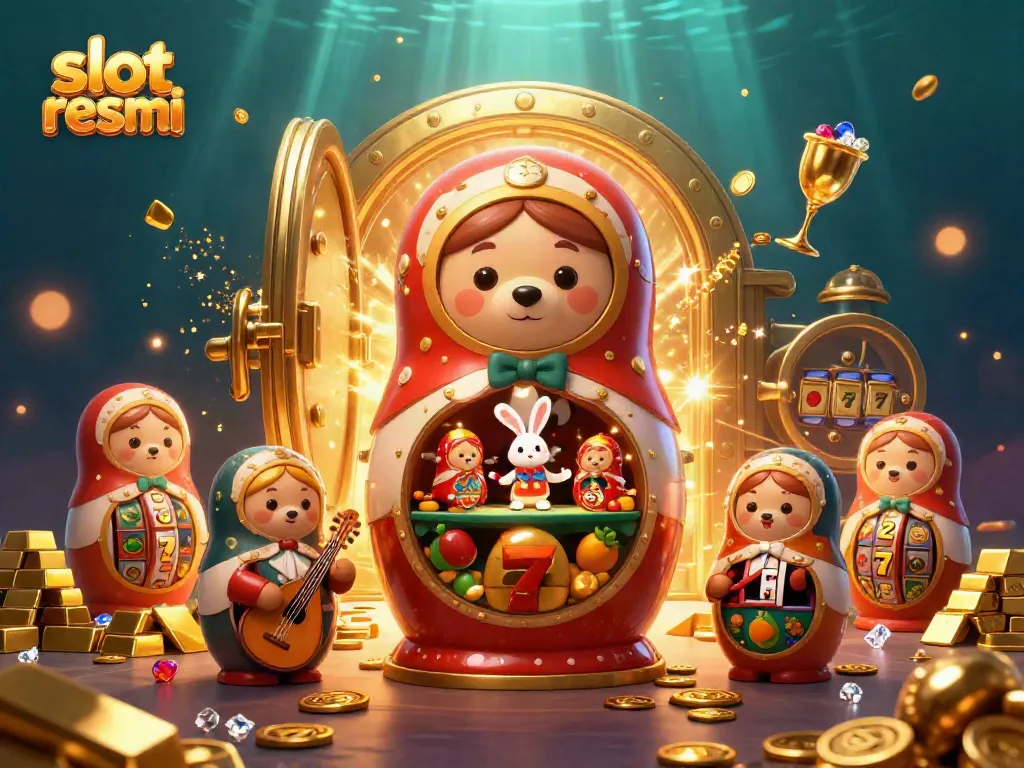 Experience thrilling wins at slot resmi with captivating bears, jewels, and vibrant casino elements!