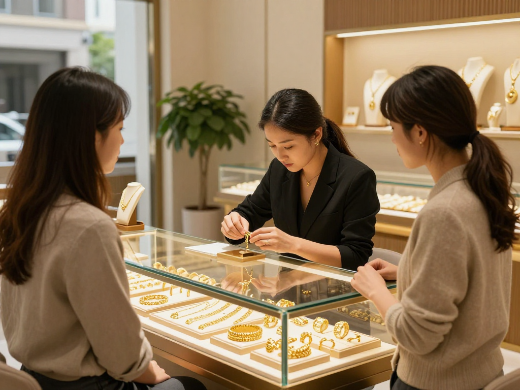 mantra88 login for easy gold jewelry purchase in a friendly shop setting