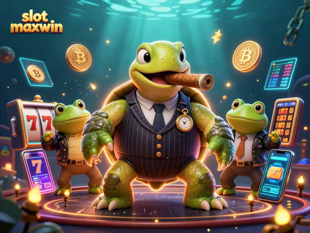 Experience thrilling action with slot maxwin in this vibrant casino scene featuring dynamic characters.