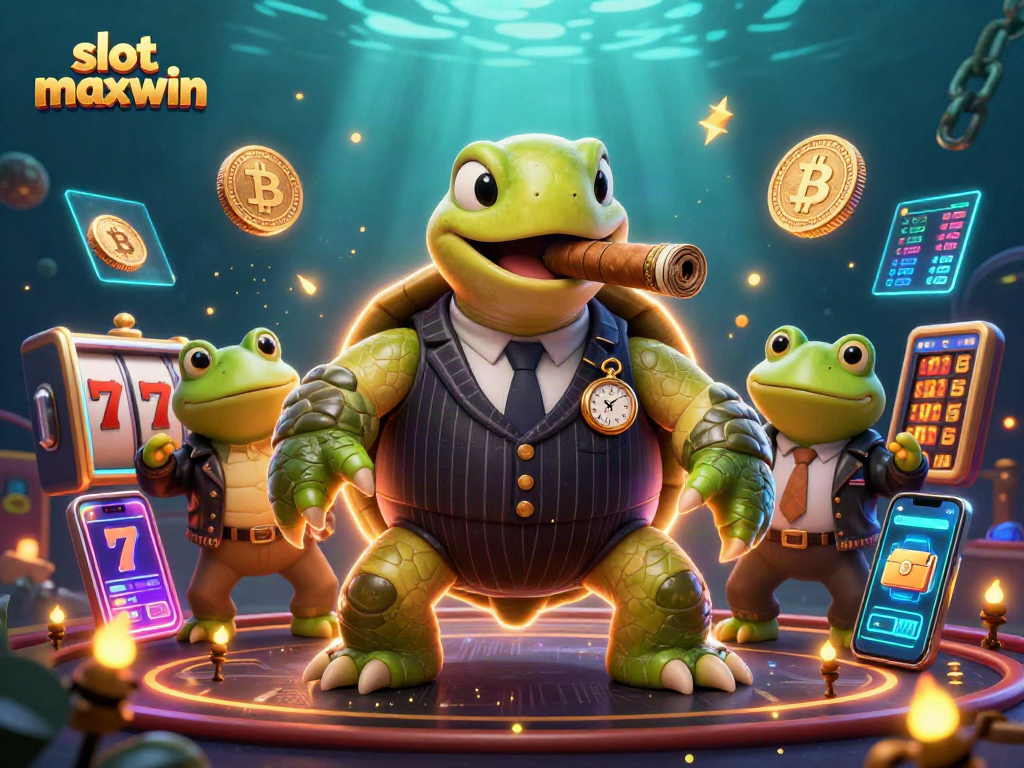 Experience thrilling action with slot maxwin in this vibrant casino scene featuring dynamic characters.