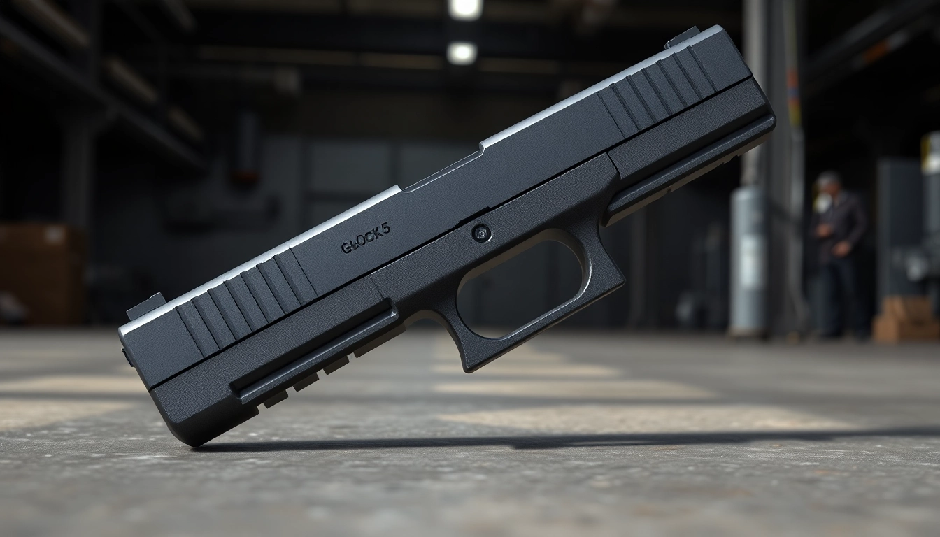 Transform your firearm with the glock 17 gen 5 slide, highlighting its craftsmanship and precision.
