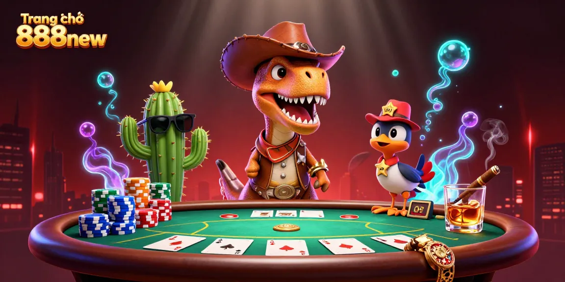 Engage in exciting gameplay at Trang chủ 888new with dynamic poker elements and vibrant characters.