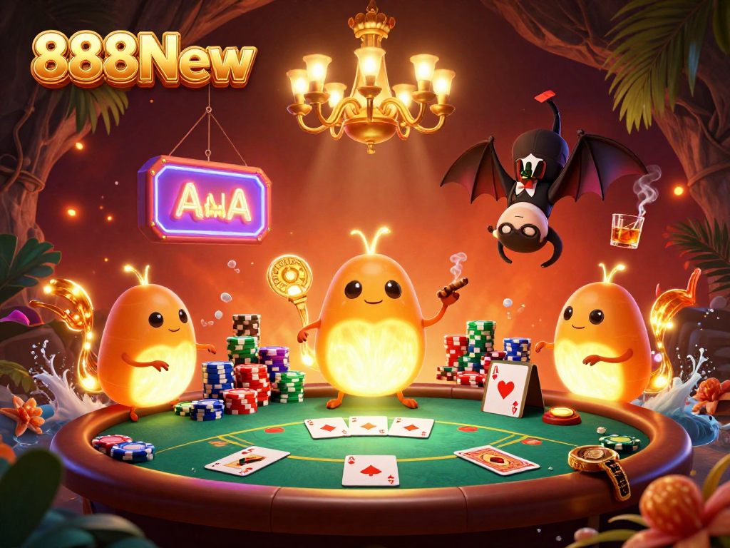 Experience bright wins at 888New casino with sparkling glowworms illuminating poker games.