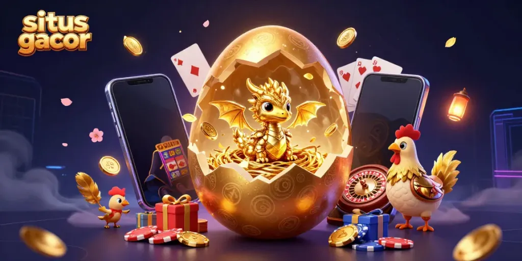 Menangkan jackpot di situs slot gacor dengan desain interaktif dan simbol keberuntungan di dunia permainan.