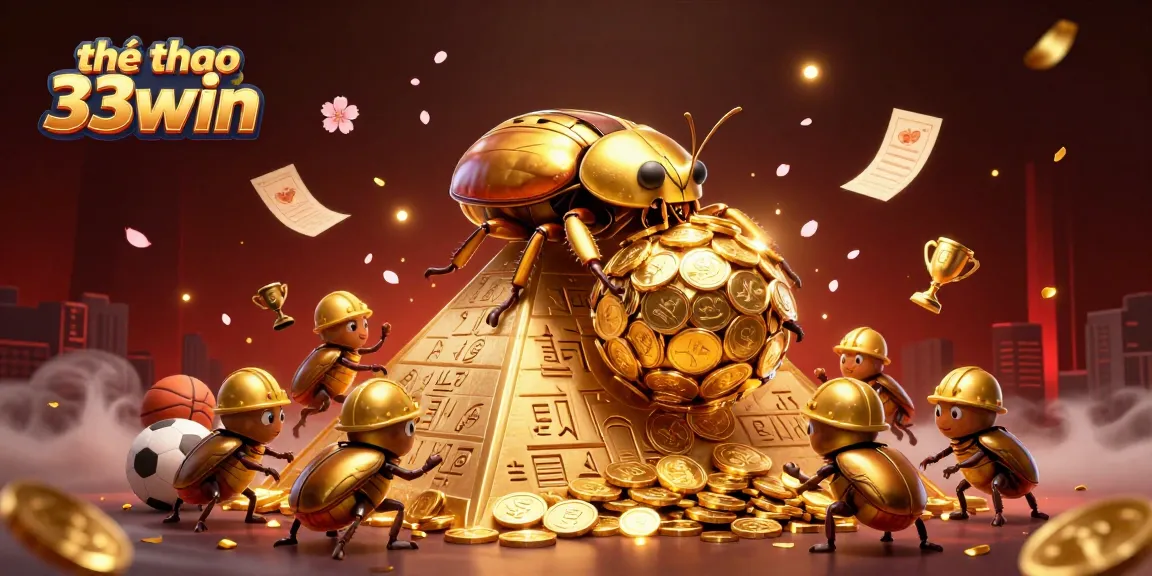 Engage in sports betting excitement with thể thao 33win, featuring vibrant 3D visuals and dynamic gaming elements.