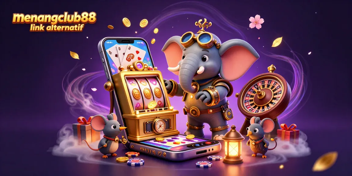 Engage with the exciting menangclub88 link alternatif slot experience through dynamic animated characters and vibrant casino elements.