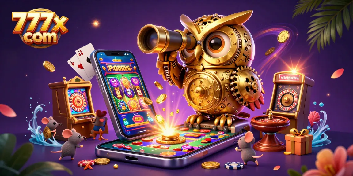 Experience thrilling slots and gaming with 777x com in a vibrant 3D casino atmosphere.