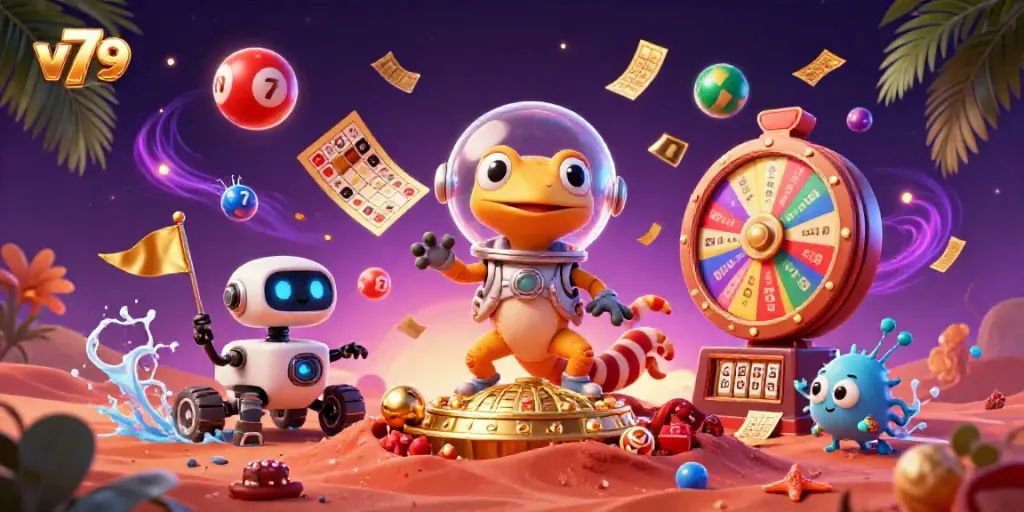 Uncover exciting gambling adventures with v79's Martian gecko at a hidden casino.