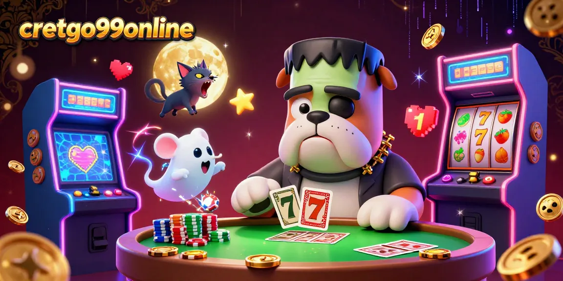 Experience thrilling gameplay at cretgo99online with our unique casino illustration.