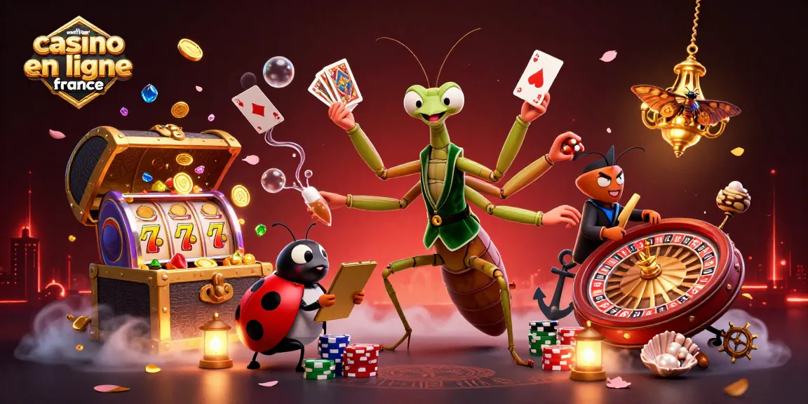 Jouez aux meilleures machines à sous et jeux de casino avec ce visuel captivant du meilleur casino en ligne France.